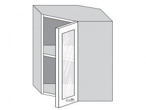 1.60.3у Шкаф настенный (h=720) угловой на 600мм со стекл. дверцей в Заводоуковске - zavodoukovsk.магазин96.com | фото