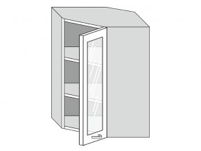 19.60.3у Шкаф настенный (h=913) угловой на 600мм со стекл. дверцей в Заводоуковске - zavodoukovsk.магазин96.com | фото