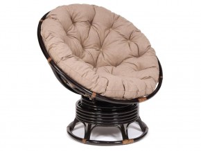 Кресло-качалка Papasan w 23/01 B с подушкой Antique brown, экошерсть Коричневый в Заводоуковске - zavodoukovsk.магазин96.com | фото