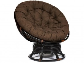 Кресло-качалка Papasan w 23/01 B с подушкой Antique brown, ткань Коричневый в Заводоуковске - zavodoukovsk.магазин96.com | фото