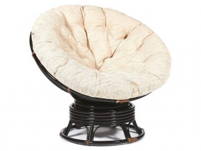 Кресло-качалка Papasan w 23/01 B с подушкой Antique brown, ткань Старт в Заводоуковске - zavodoukovsk.магазин96.com | фото