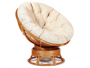 Кресло-качалка Papasan w 23/01 B с подушкой Cognac, ткань Старт в Заводоуковске - zavodoukovsk.магазин96.com | фото