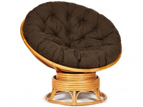 Кресло-качалка Papasan w 23/01 B с подушкой Honey, ткань Коричневый в Заводоуковске - zavodoukovsk.магазин96.com | фото