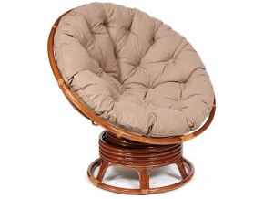 Кресло-качалка Papasan w 23/01 B с подушкой Pecan, экошерсть Коричневый в Заводоуковске - zavodoukovsk.магазин96.com | фото