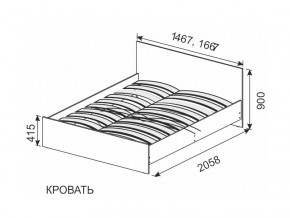 Кровать 1600х2000 ортопедическое основание в Заводоуковске - zavodoukovsk.магазин96.com | фото