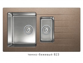 Мойка комбинированная Tolero twist TTS-890 Темно-бежевый 823 в Заводоуковске - zavodoukovsk.магазин96.com | фото