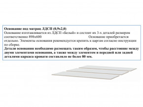 Основание из ЛДСП 0,9х2,0м в Заводоуковске - zavodoukovsk.магазин96.com | фото